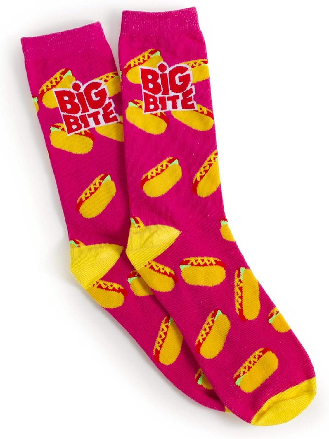 7Eleven Men's Novelty Socks, Big Bite, Men’s Shoe Size 8