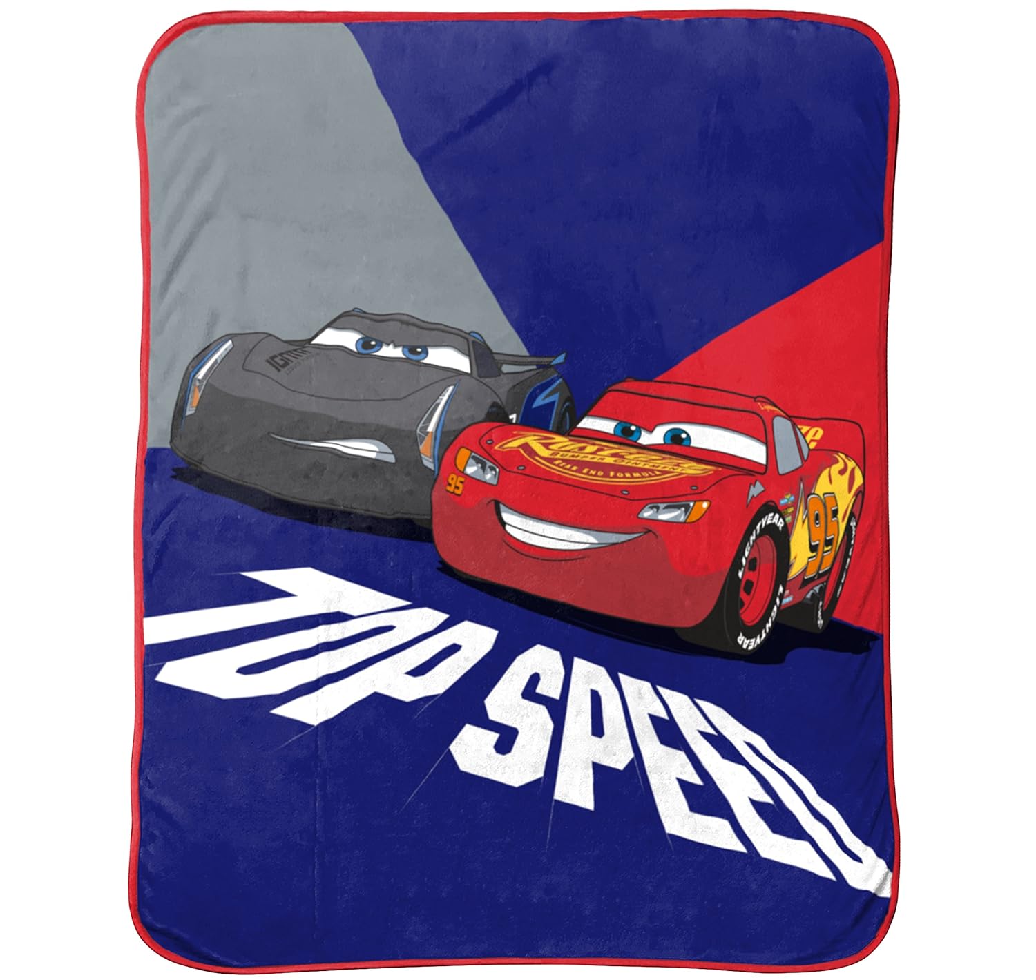 Bedding Slumber Bags Disney Pixar Cars 3 Movie Speed Trip Dark Blue 40 X 50 Travel Throw Blanket With Lightning Mcqueen And Jackson Storm Official Disney Pixar Product Toys Games Dccbjagdalpur Com