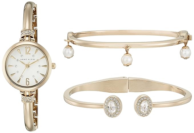 Anne Klein Analog Silver Dial Womens Watch - AKB2336GBSTJ