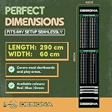Designa Darts Non Slip Carpet Darts Mat Green 60cm view 7