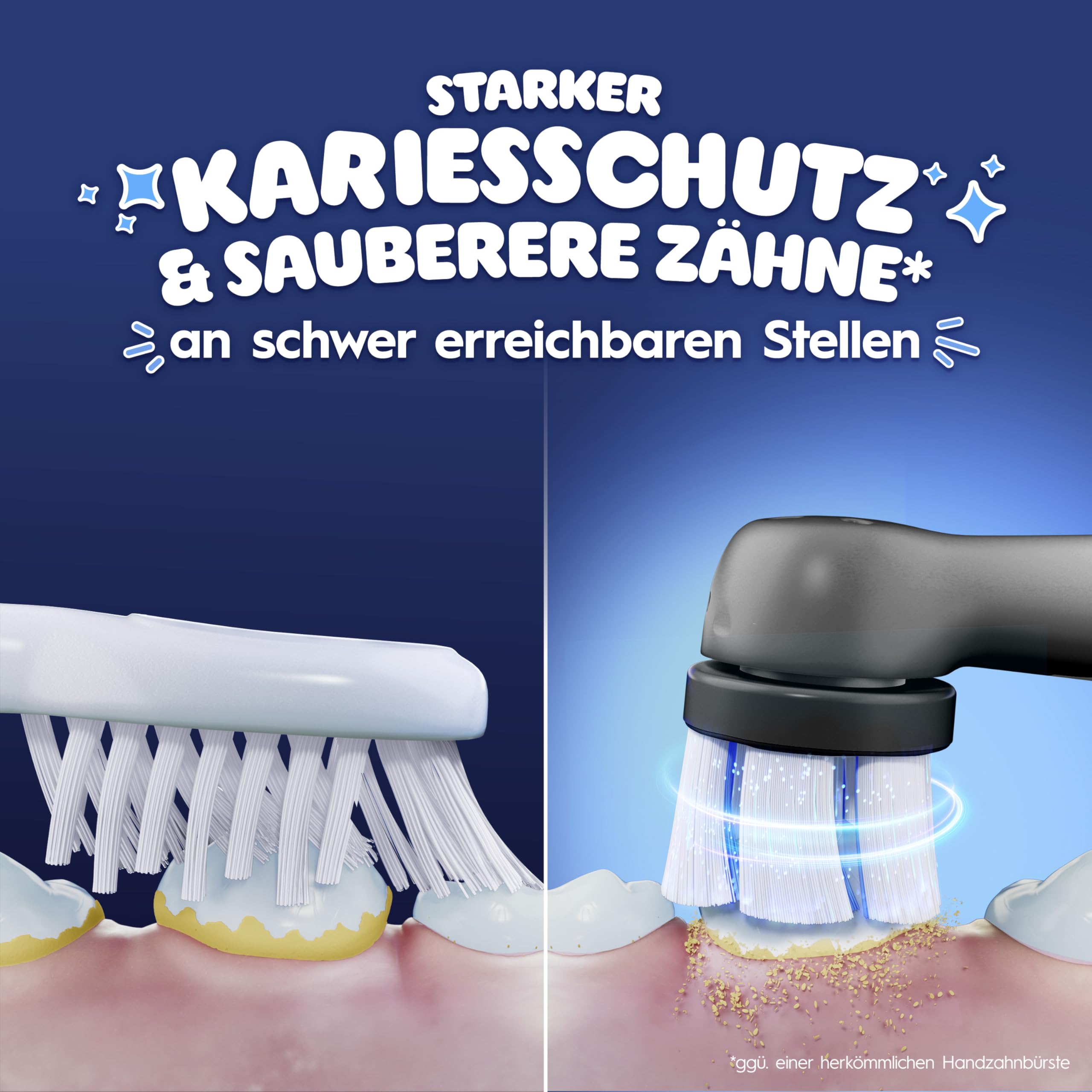 Oral-B iO Aufsteckbürsten Kids 6+ Marvel Spiderman, Schwarz, 8 Stück - Original Zahnbürstenaufsatz für Elektrische Zahnbürste für Kinder ab 6 Jahren, Zahnbürstenköpfe, Sanft Zu Zähnen Und Zahnfleisch 3