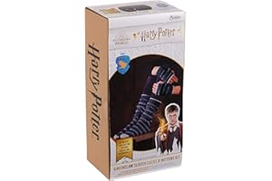 Hero Collector Eaglemoss Hogwarts Ravenclaw Slouch Socks and Mittens Knitting Kit | Harry Potter Wizarding World Knitting Kits | Model Replica