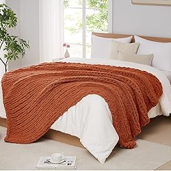 L'AGRATY Chunky Knit Blanket