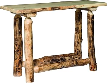Amazon Com Aspen Log Sofa Table Kitchen Dining