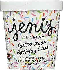 JENIS SPLENDID ICE CREAMS Buttercream Birthday Cake Ice Cream, 1 PT