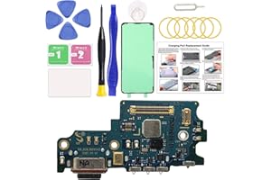 BATLABB for Galaxy S21 FE USB Charging Board Port Replacement, SM-G990U SM-G990U1 Type C Dock Board Connector for Samsung S21 FE with Tools & Instruction