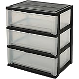 IRIS, 2er-Set stapelbare Schubladen / Schubladenboxen / Ablagesystem