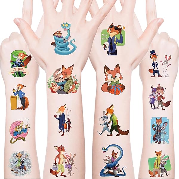 Pack 8 Hojas De Tatuajes Temporales Hunt-rix Demon Hunters – Impermeables, Fáciles De Aplicar, Para Niños Y Niñas