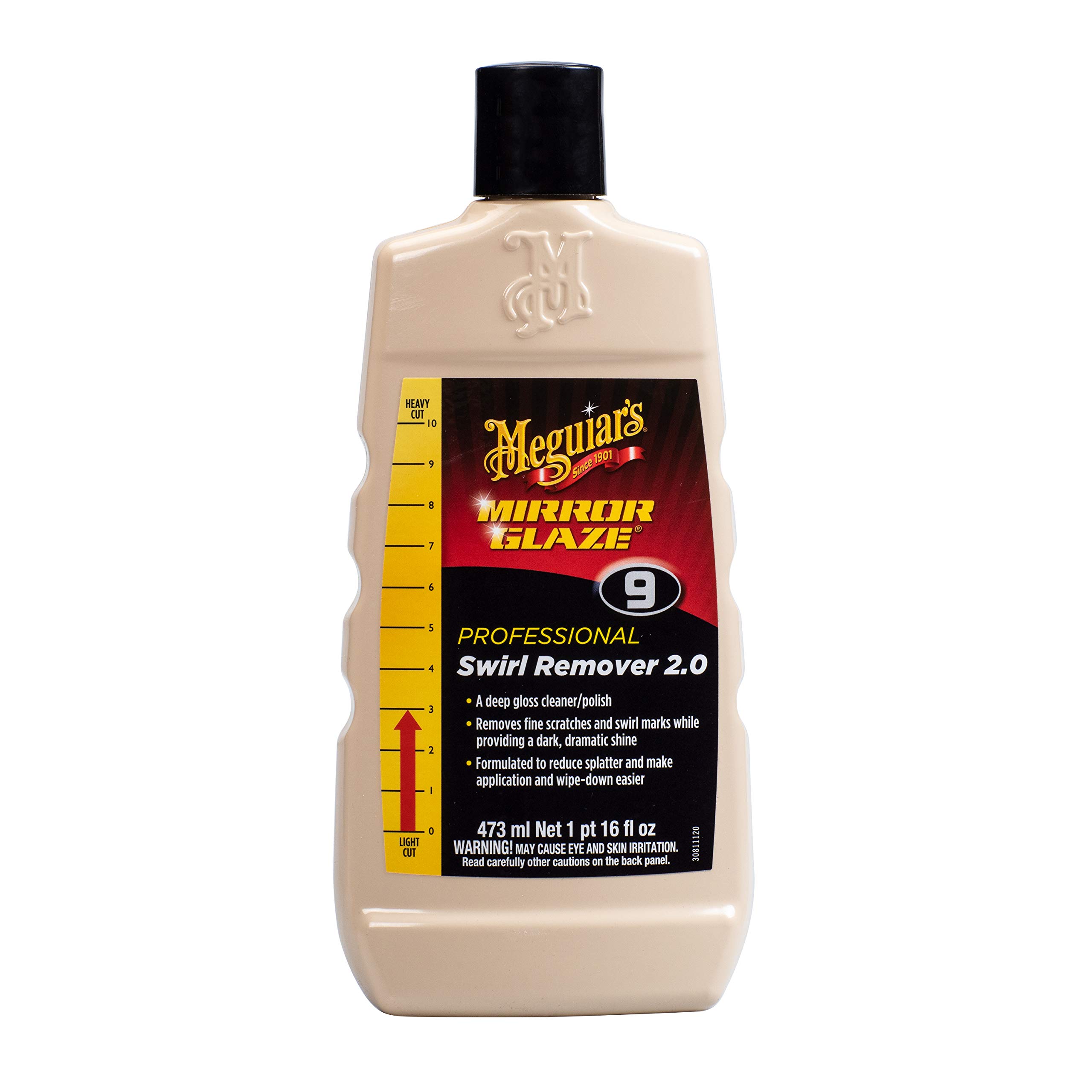 Meguiar’s Mirror Glaze Swirl Remover 2.0 Cleaner/Polish Removes Fine