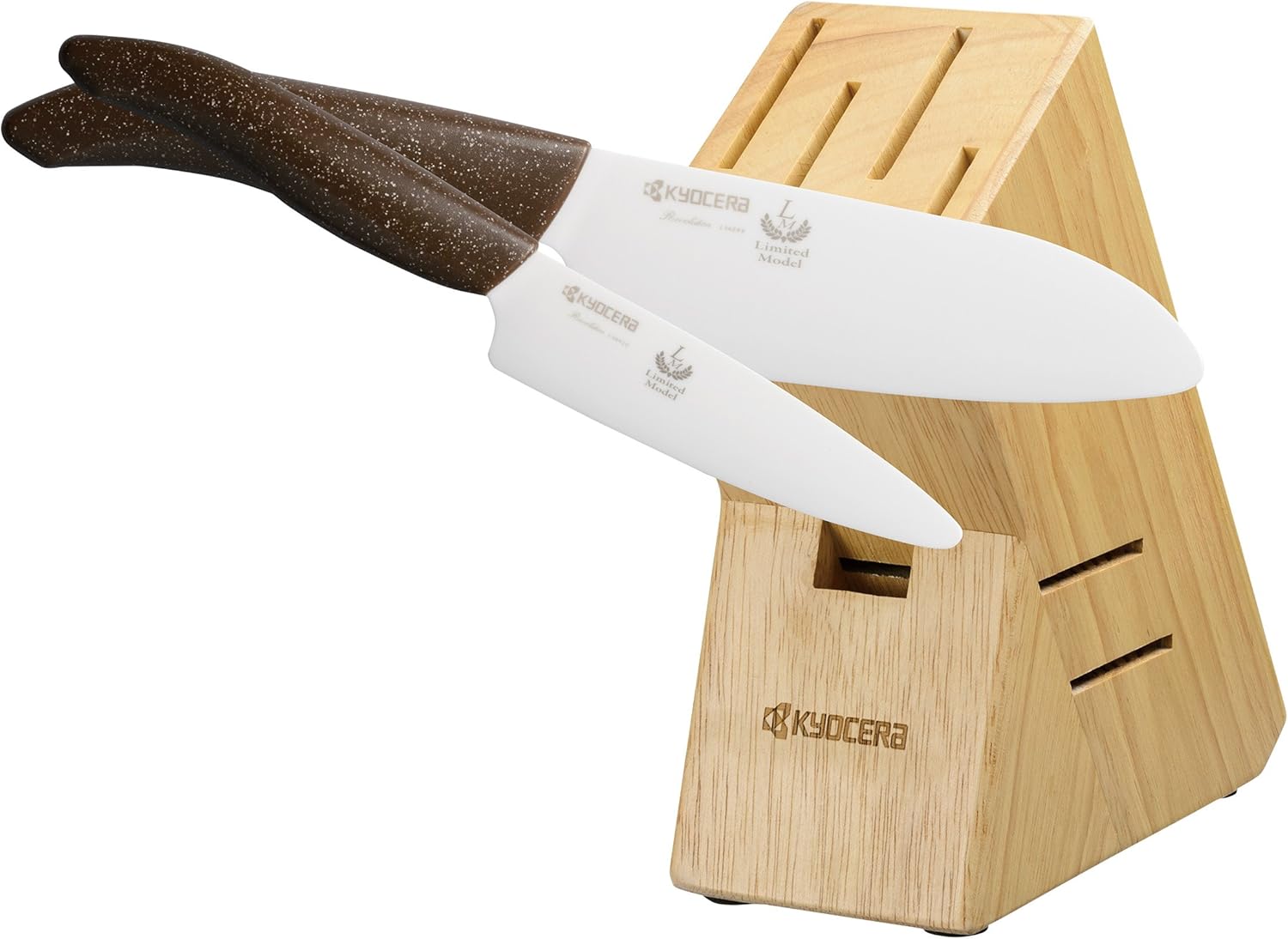 Kyocera ceramic knife block set of 3 [Celebrating over 10