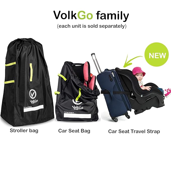 volkgo car seat travel bag