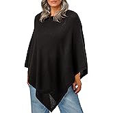 Fishers Finery Women's 100% Cashmere Knit Poncho