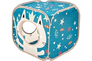 Kitty City Ocean Cat Play Furniture, Play Cube