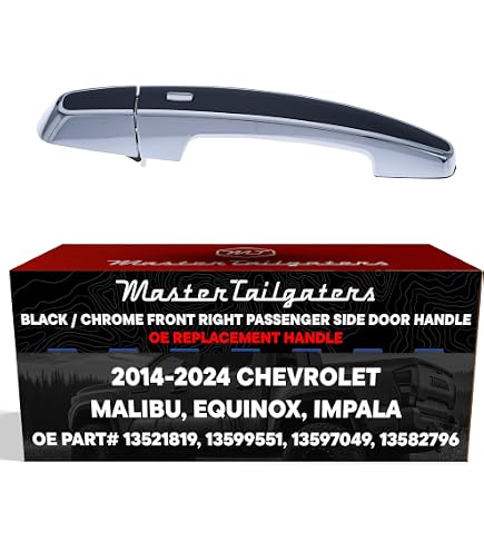 Amazon.com: Master Tailgaters Exterior Door Handle Black/Chrome