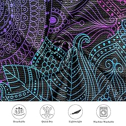 JHKKU Men's Tank Tops Boho Gradient Mandala