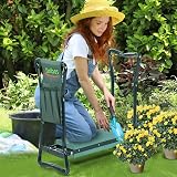 Unibos Heavy Duty Garden Kneeler Seat with Handles & Tools Bag view 5