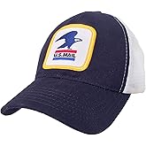 Tee Luv USPS U.S. Mail Eagle Trucker Style Hat (Navy/White)