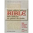 Bible des lettres au point de croix