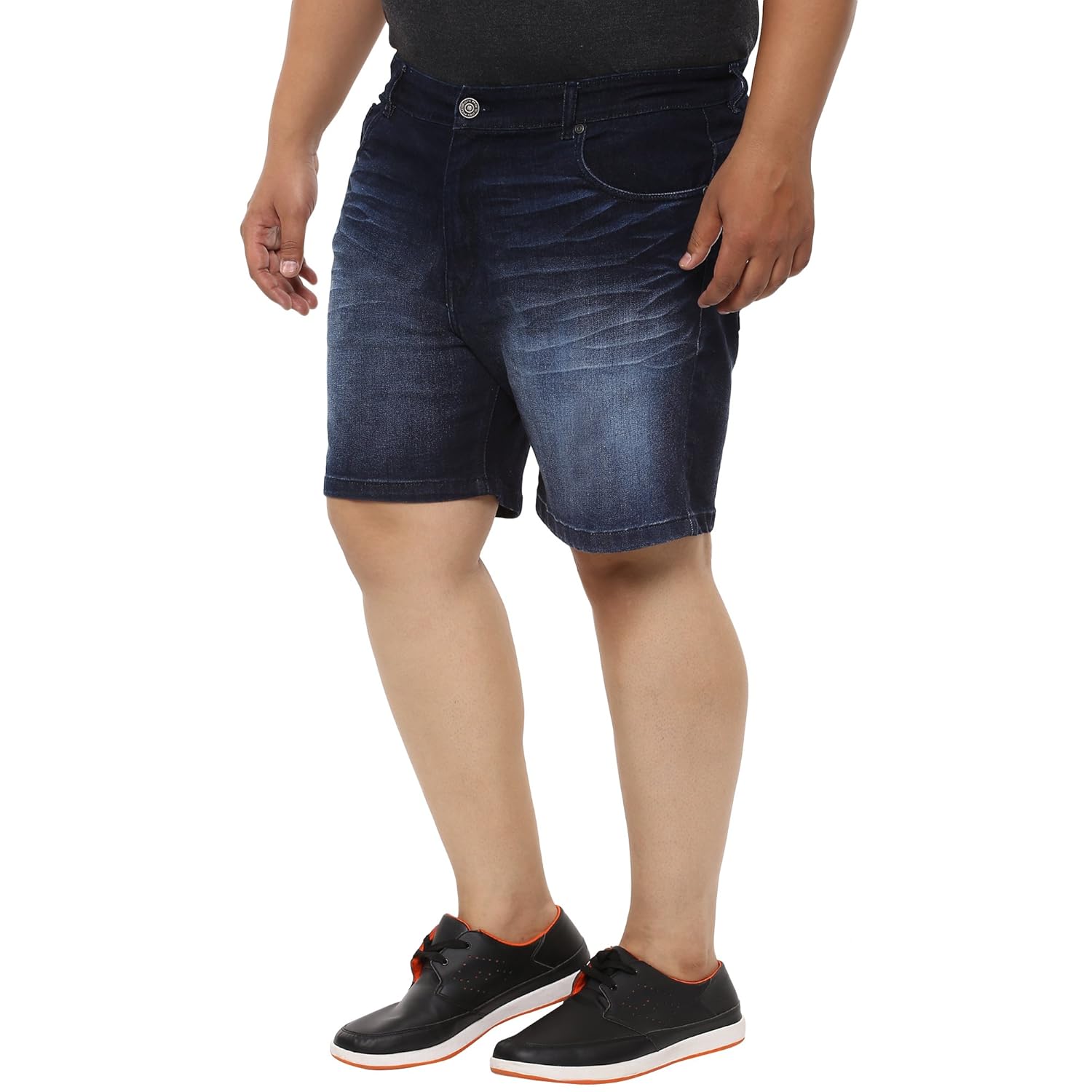 john pride men dark blue coloured shorts (sizes: 42-52)