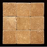 Oracle Tile &amp; Stone Noce 4 X 4 Travertine Tumbled Tile
