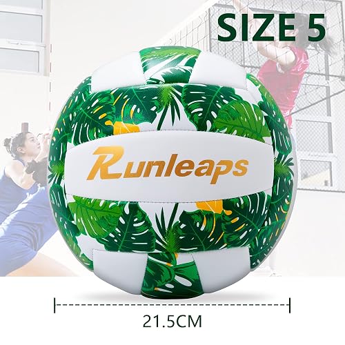 thumbnail image 2 of Runleaps Official Size 5 Volleyball - Waterproof Indoor Outdoor Beach Game Ball 2 of 14