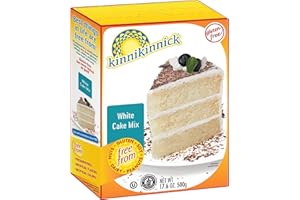 Kinnikinnick - White Cake Mix - Gluten Free, Allergy Friendly Cake Mix - 17.6 oz. Box