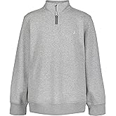 Nautica boys Long Sleeve Fleece Quarter Zip Pullover Jacket