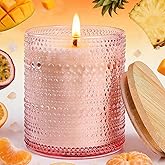 Sugar Citrus Scented Candles for Valentine's Day, Soy Scented Candle for Women Large Jar Candle, Aromatherapy Candle Over 60 Hours Spring Candles Ideal Holiday Gift