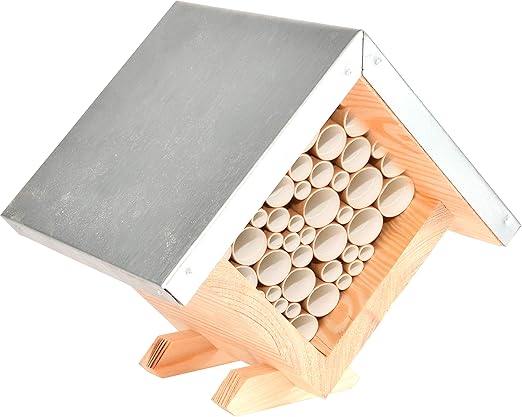 FAL - Caja Nido de Madera de Zinc, 18 cm: Amazon.es: Jardín