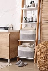 DECOMOMO Storage Baskets for Shelves - Fabric