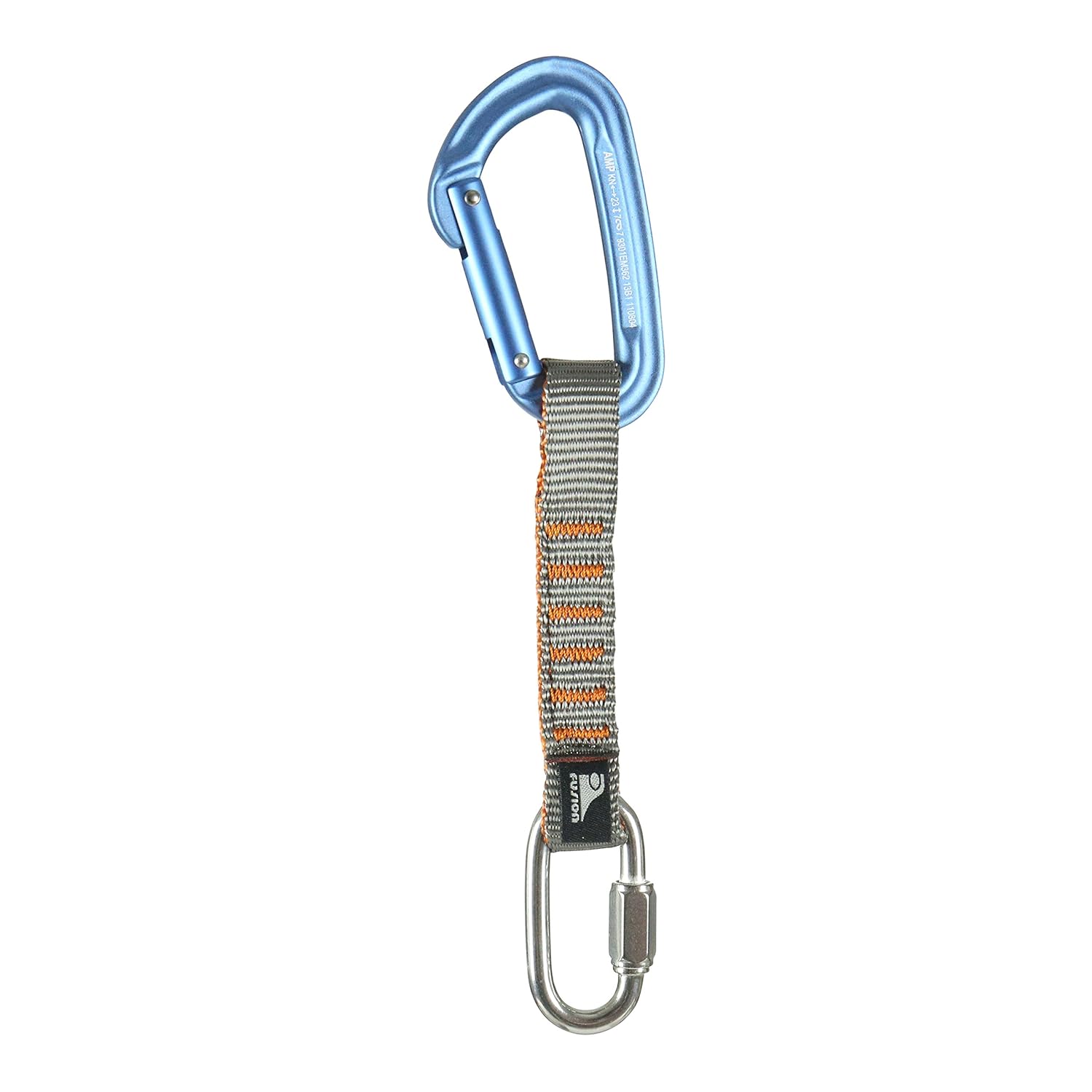 Fusion Climb 6Pack 11cm Quickdraw Set with 1/4 Stainless Steel Quick