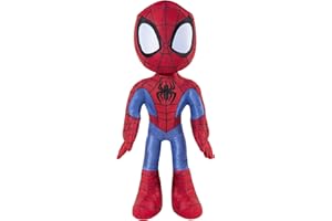 JAZWARES Spidey and His Amazing Friends - My Friend 16” Plush with Sounds - Toys for Kids Ages 3 and Up - Featuring Your Friendly Neighborhood,SNF0050