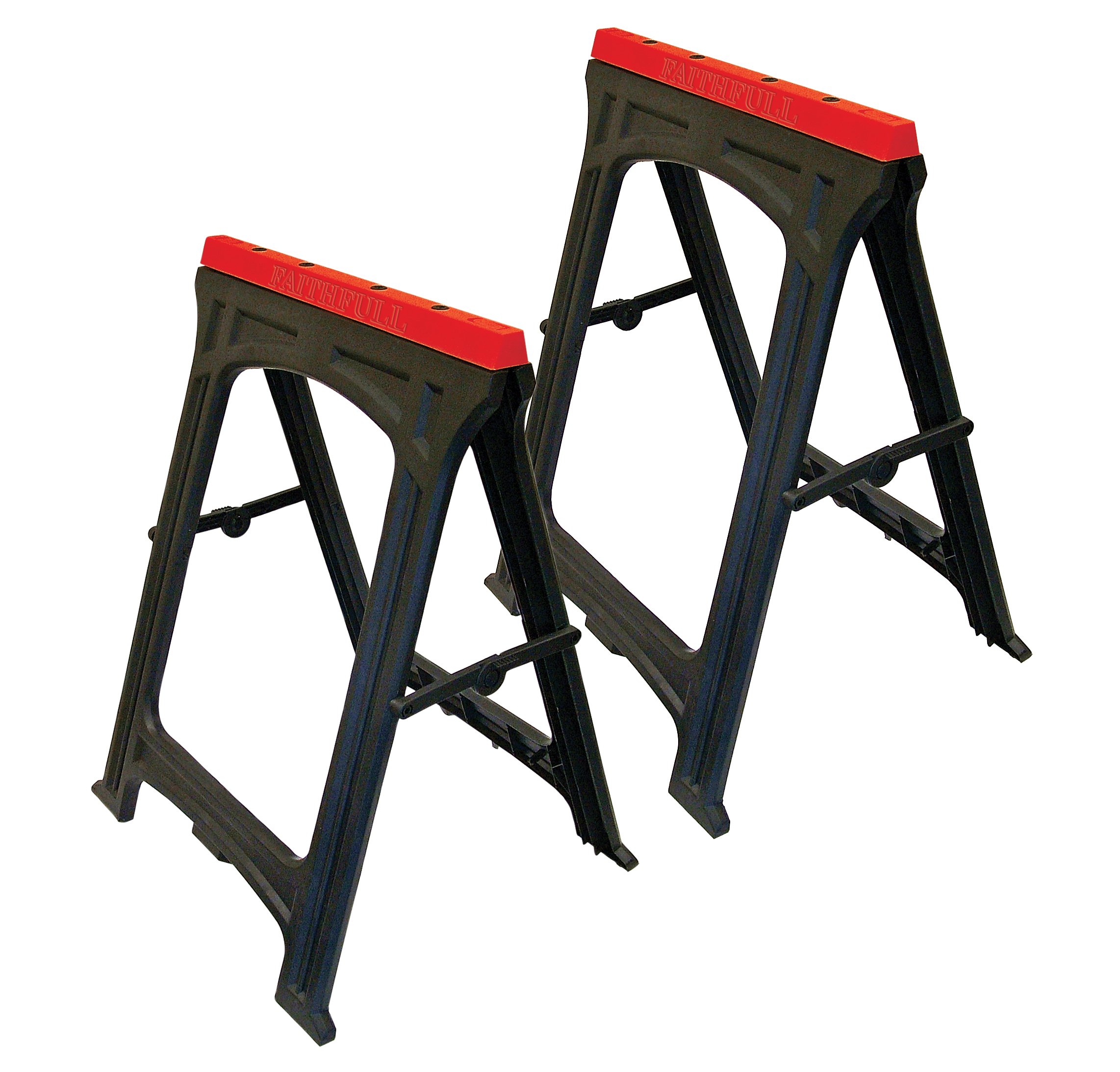 Faithfull TRESTLESP Plastic Trestles 82cm x 57cm (Set of 2)