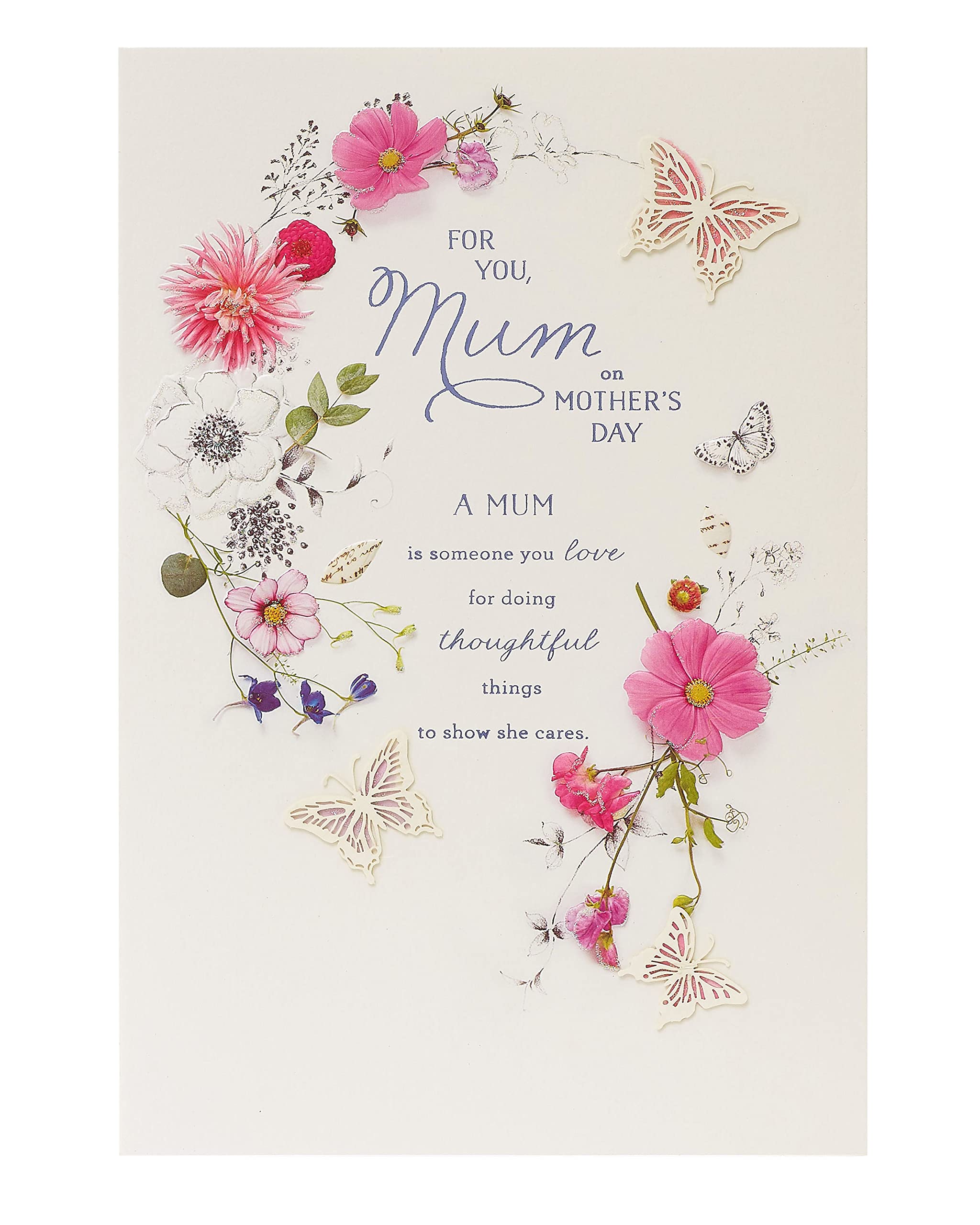 UK Greetings Mother's Day Card for Mum - Beautiful Design