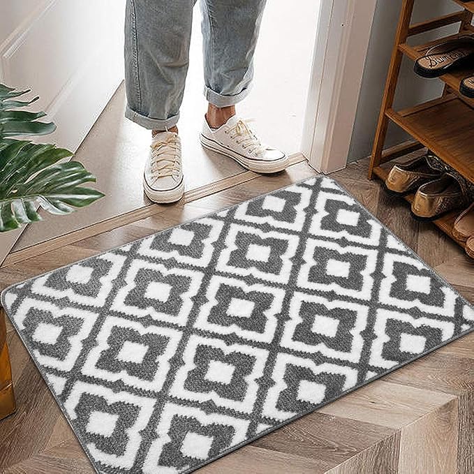 Door Mat Indoor Non Slip Doormat Machine Washable Soft Entryway Rug