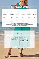 STYLEWORD Sundresses for Women 2025 Summer Beach
