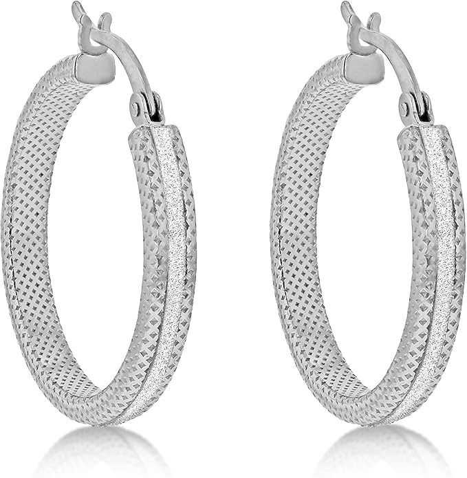 Orecchini Donna Argento 925 Collana A Catena A Serpente In Argento Sterling Con Pendente Argento 925 Riciclato