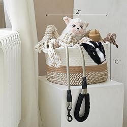 Stylish Cotton Rope Storage Basket For Dog