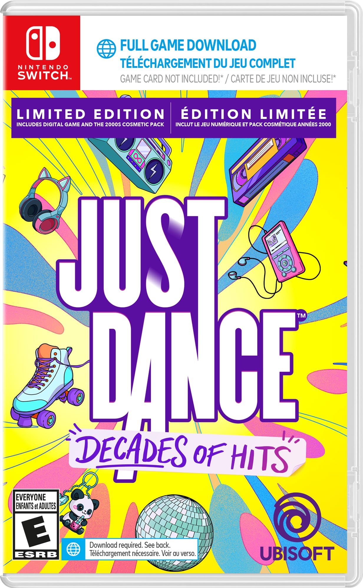 Just Dance Decades of Hits - Limited Edition - Nintendo Switch Code In Box