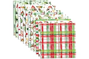 24 Sheets Christmas Scrapbook Paper 12x12 Double Sided, Christmas Cardstock Vintage for DIY Albums Journals Card Making