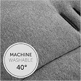 hauck Padded Pushchair Liner Charcoal Universal Fit Breathable Cotton view 7