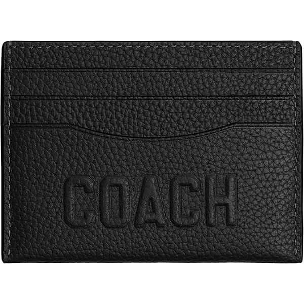 Amazon.com: Coach Flat Card Case in Signature with Coach Amazon.com: Coach Flat Card Case in Signature with Coach