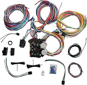 Universal Wiring Harness Kit 12 Circuit Hot Rod Wiring Harness for