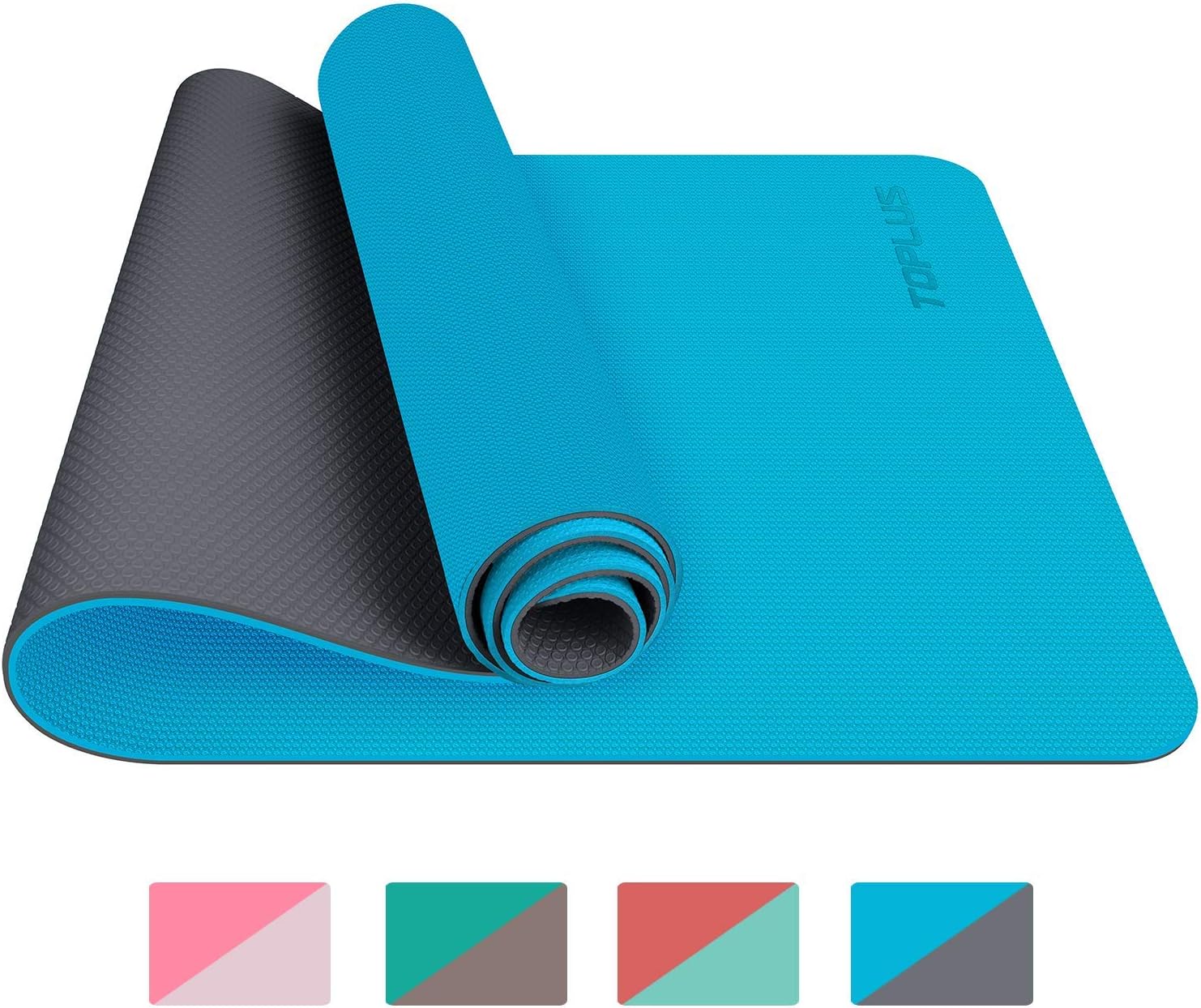 TOPLUS Tappetino da Yoga, Tappetino da Yoga Imbottito e Antiscivolo