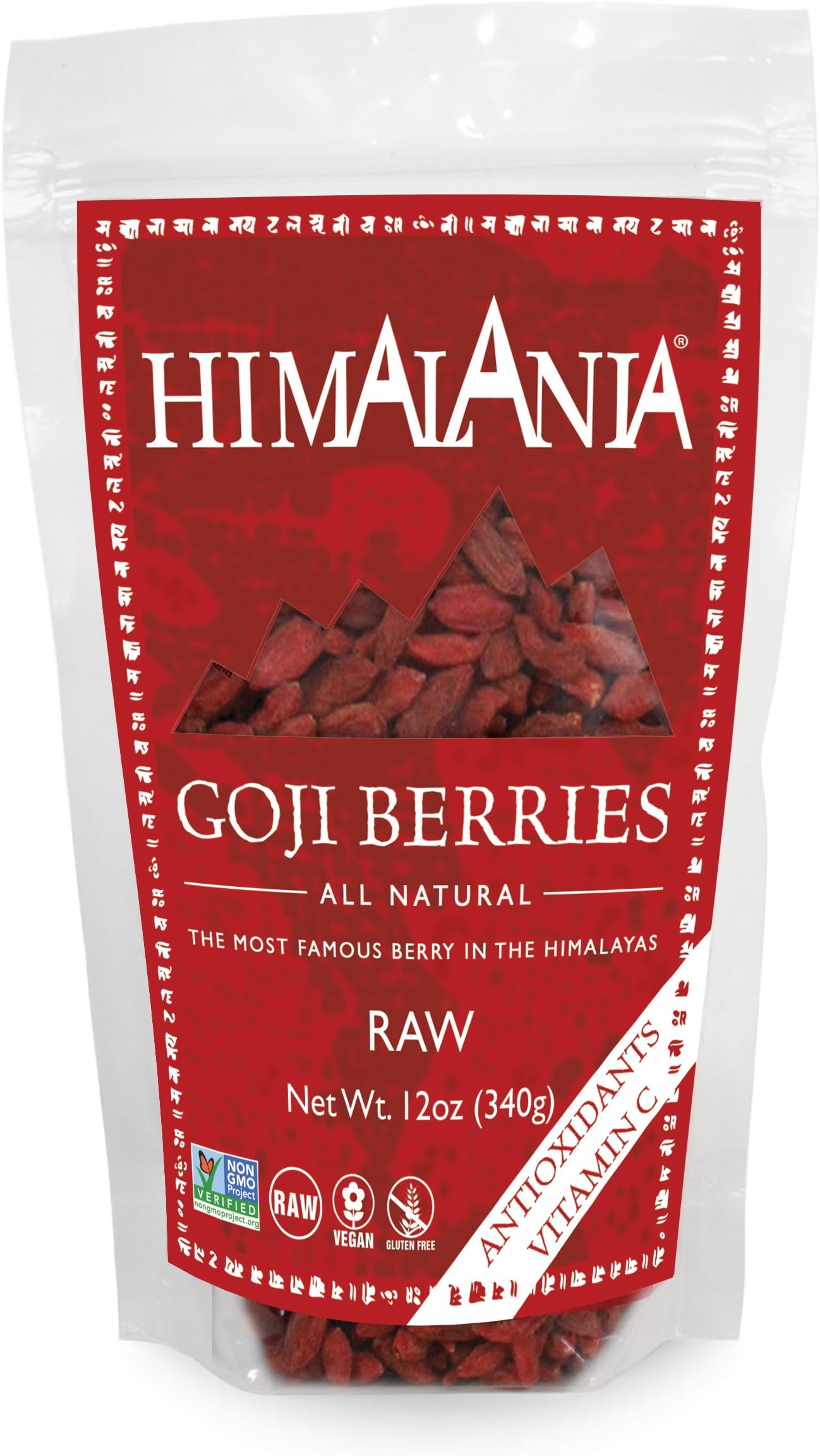 NATIERRA Goji Berries | Non-GMO & Vegan, Plant Based Superfood | 12 Ounce (Pack of 1)