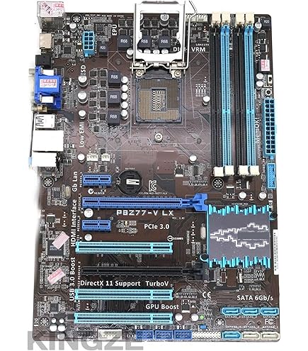 Amazon.com: ASUS Intel Z77 ATX DDR3 2400 LGA 1155 Motherboard