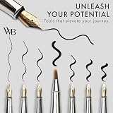 Wordsworth & Black Calligraphy Pen Gift Set with Ink Converter Nibs view 5