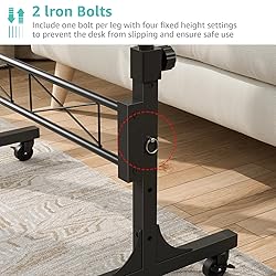 Small Portable Rolling Standing Desk - 32 Inch