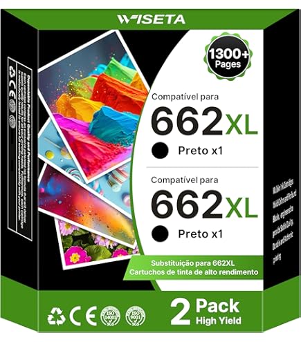 Cartucho de Tinta HP 662XL Colorido Original (CZ106AB) Para
