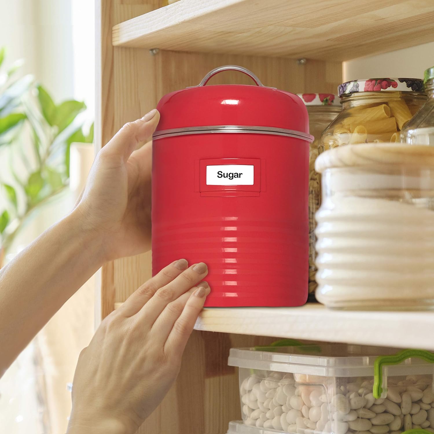 Kamenstein Food Storage Canister, Medium, Teal: Kitchen & Dining